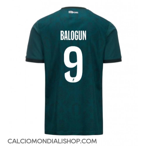 Maglie da calcio AS Monaco Folarin Balogun #9 Seconda Maglia 2024-25 Manica Corta